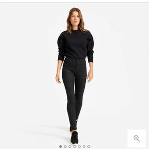 Everlane high rise black jeans